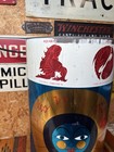 Vintage Astrology Star Zodiac Signs Metal Trash Can Waste Basket Umbrella Holder