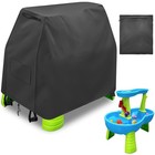 Kids Water Table Cover - Waterproof Outdoor Play  Fits Step 2 Rain Showers  Blac