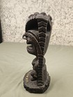 Hawaiian Tiki Figurine - 12  Tall  Hawaii Souvenir  Polynesian God  Happiness