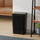 13 Gallon 50 L Trash Can With Lid Plastic Kitchen Trash Bin Automatic Touch Free