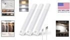 Smart Magnetic Under Cabinet Lighting With Rechargeable Motion Sensor     3 Pack