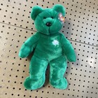 Nwt Large Ty Beanie Babies Buddies Erin 1998 Shamrock Green Retired Rare