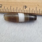 Antique Yemeni Agate Bead 30 3mm Banded Sulemani Large Tribal Focal Bead