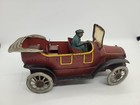 Nice Vintage 1910 s Orobr  Maroon Tin Litho Wind Up Touring Car With  Driver