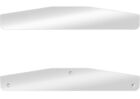 Mud Flap Weights 1 Pair Stainless Steel For Semi Trucks 24    X 4   
