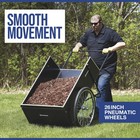 Strongway Garden Cart  400-lb  Capacity  48in   14 Cu  Ft  48in l X 29in w