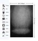 7x5ft Black Abstract Portrait Backdrop Photography Background Studio Booth Props