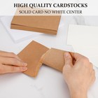 50 Sheets 4x6 White Cardstock Paper Thick 92lb 250gsm Blank For Greeting
