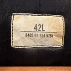 Us Navy Enlisted Pea Coat 42 L Black Wool Overcoat 8405-01-154-5794
