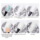 Chrome Nail Powder Metallic Mirror Effect Pigment Glitter Dust Kit