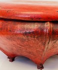 Large Antique Burmese Footed Bowl With Lid