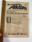 Rare 1932 Die Sozialistische Aktion Anti-nazi Hitler German Newspaper Ww2