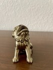 Vintage Foo Dog Imperial Lion Bronze Incense Burner 2 5  X 2 5 
