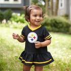 Baby Girls Nfl Jersey Diaper Cover 0-3 Months Pittsburgh Steelers Gerber Team