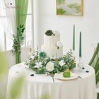 100 Pcs Mixed Artificial Eucalyptus Stems babys Breath Artificial 100pcs