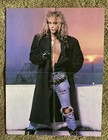 Vintage Tommy Lee Bret Michaels  Double Sided Poster Poison Motley Crue 16x21