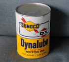 Near Mint Dated 1968 Sunoco Dx Dynalube Motor Oil Old 1 Qt  Can