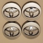 4pcs Fit For Toyota Wheel Center Hub Caps Chrome Base Emblem 62mm Camry Corolla
