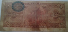 Foreign Currency Mexico Banco Nacional 5 Pesos 1910 Bank Note Circulated