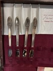 1847 Rogers Bros Is First Love Vintage Silverware 52 Pieces With Wooden Box