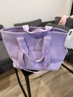 Wild One Everyday    lavender    Small Dog Cat Pet Carrier Tote Travel Bag Purse 