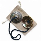 Tibetan Tingsha Cymbals With Dragon Design     Meditation Bells     Healing Sound 