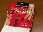 Vintage No Nonsense Women s Cuff Socks Usa Cotton   Nylon Business Casuals New