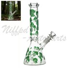 10  Glass Bong Smoking Hookah Water Pipe Heavy Tobacco Beaker With 14mm Bowl Us
