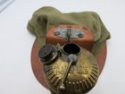 Antique Double Safety Miners Cap With Autolite Carbide Lamp