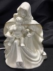 Religious  Beauty   Vintage Ceramic Madonna And Child Night Light