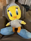 1997 Vintage Looney Tunes Tweety Bird Plush Huge Night Time Pajamas Stuffed 50 