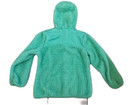 Rbx Hooded Soft Jacket Size L Green Zipper Front Girls Youth