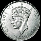 1939 Seychelles - British Coin One Rupee  Key Date  Great Details  A40-408