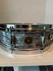 Vintage 1960 s Round Badge Gretsch 4x14 Midnight Blue Progressive Jazz Snare