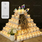 12pcs Led Candle Tea Lights Flameless Flicker W  Remote Control Battery Operated