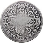 1683 Half Crown Charles Ii Coin Silver Uk  mo3628- 