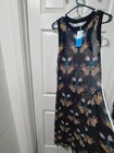 Rare Adidas Originals Long Sheer Mesh Dress Women 3 Stripes Bellista Flower Sz M