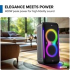 Gemini Grv-2650l Ultrarave Duo 400 Watts Dual Woofer Led Wireless Party Speaker