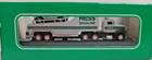 2001 Miniature Hess Racer Transport Toy Truck And Trailer With Race Car - Mib