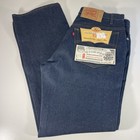 Vtg Deadstock 80s Levis 517 Saddleman Raw Denim Jeans 38 X 34 Bootcut Usa Made