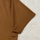 Nike Mens Size M Brown Court Dri Fit Advantage Tennis Athletic Shirt