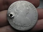 1799 Lima Peru Me Eight 8 Reales Silver Coin- Carolus Iiii Iv