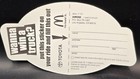 Unused World Famous Kroq 106 7 Fm Bumper Sticker Blue Yellow 2004 Retro