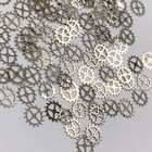 100 Flat Silver Escape Wheels Watch Part Steampunk Gear Alter Art Watchmaker Lot