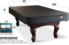 Heavy Duty Leatherette Billiard Pool Table Cover  Waterproof   Tearproof Covers 