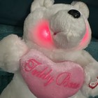 Dandee Plush Blushing Musical Polar Bear Works