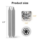 Yoption 6mm 1 4   Flower Metal Stamp  Punch Stamping Tool  6mm 