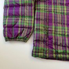 Marmot Girl   s Puffer Down Jacket  Size Xl   700 Fill  Purple green Plaid - New
