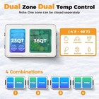 59qt Portable Refrigerator With App Control Electric Coolers For Vehicles Ac dc