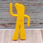 Vintage Gumby Cracker Jack Gumball Premium Toy Yellow 1 75 Inches Tall